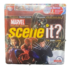 MARVEL Scene it? Deluxe Edition 2 DVD Collector's Tin Box Board Game New Sealed - Picture 1 of 7
