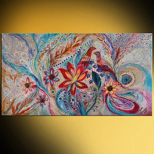 Splash Of Life 21 Alta Calidad Giclee Impresión Figurativa Judía Elena Kotliarker - Imagen 1 de 4