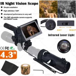 400M Infrared Night Vision Rifle Scope Hunting Sight recordable Camera16MM 4.3in - Picture 1 of 12