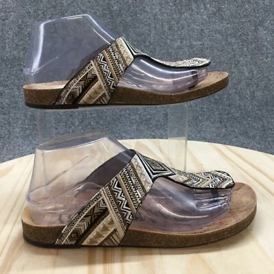 Sandalias Sam & Libby para mujer 7,5 tanga multicolor puntera cómoda planas informales Foto 1 de 4