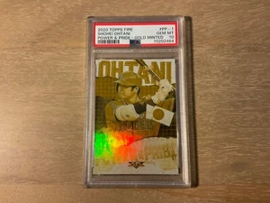 2020 Topps Fire Shohei Ohtani Power & Pride Gold Minted PSA 10 GEM MT LA Angels - Picture 1 of 2