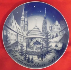 Sammelteller , Bavaria , Weihnachten 1975 , Christkindlesmarkt Nürnberg , - Picture 1 of 3