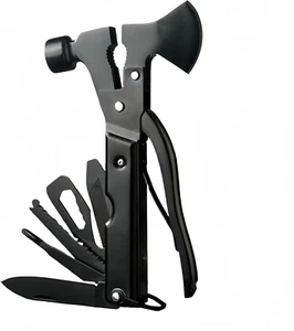 15-In-1 Multifunction Hatchet - Survival Camping Multi Tool with Hammer, Axe, Sa - Picture 1 of 12