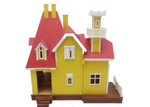 Pippi Langstrumpf Villa Kunterbunt Puppenhaus Haus Set Vintage Spielzeug 90er - Bild 1 von 17