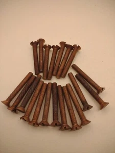 10-32 x 1-1/2 Zoll Silikon Bronze Schlitz Flachkopf Maschinenschrauben (20) Pack SBMS06 - Bild 1 von 3