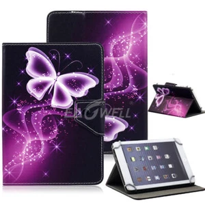 Universal Adjustable Leather Stand Case Cover For Android Tablet 10.1" 7" 8"inch - Picture 1 of 93