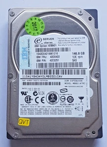146.8 GB SAS IBM Xseries 42D0421 MBB2147RC 10K RPM HDD 2.5 " Internal Hard Drive - Picture 1 of 1