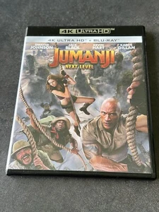 JUMANJI BIENVENUE NEXT LEVEL 4K ULTRA HD + BLURAY DWAYNE JOHNSON JACK BLACK - Picture 1 of 2