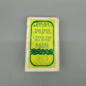 Rachel Carson 3 Book Set The Sea Around Us Edge Of The Sea Under The Sea Wind - Picture 1 of 12