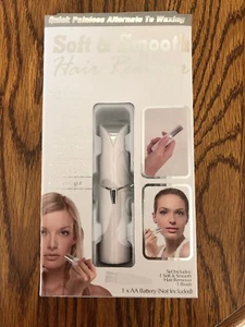 SOFT & SMOOTH Facial Body Hair Remover Chin Cheeks UpperLip W/Battery&Light-NEW - Picture 1 of 9
