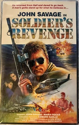 Soldier's Revenge VHS John Savage, Maria Socas Vietnam War Action - Image 1 of 4