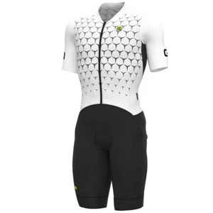 Mens Cycling Bodysuit Short Sleeve Triathlon Cycling Jersey cycling jumpsuit - Picture 1 of 4