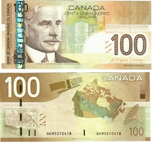 Canada 100 Dollars 2003 (2005) aUNC "BKM" Jenkins-Dodge - Picture 1 of 1