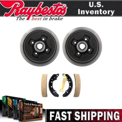 Kit trasero Raybestos tambores de freno y zapatas de freno para Volkswagen Golf 1993-1999 Foto 1 de 4