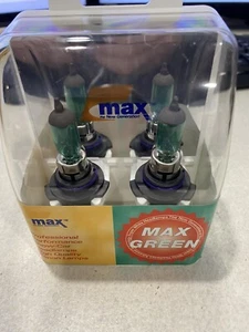 9006 Regular Headlight Bulbs Green Hb4 - Picture 1 of 5