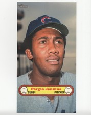 2021 Topps Heritage 1972 Topps Baseball Posters Fergie Jenkins #BPB-FJ HOF