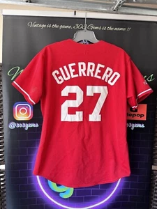 Authentic Anaheim Angels #27 Vladimir Guerrero MLB Baseball Jersey California - Picture 1 of 5