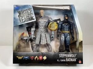 DC JUSTICE LEAGUE STEPPENWOLF VS. CONTRE BATMAN POSEABLE 12" ACTIONFIGUREN NEU - Bild 1 von 6