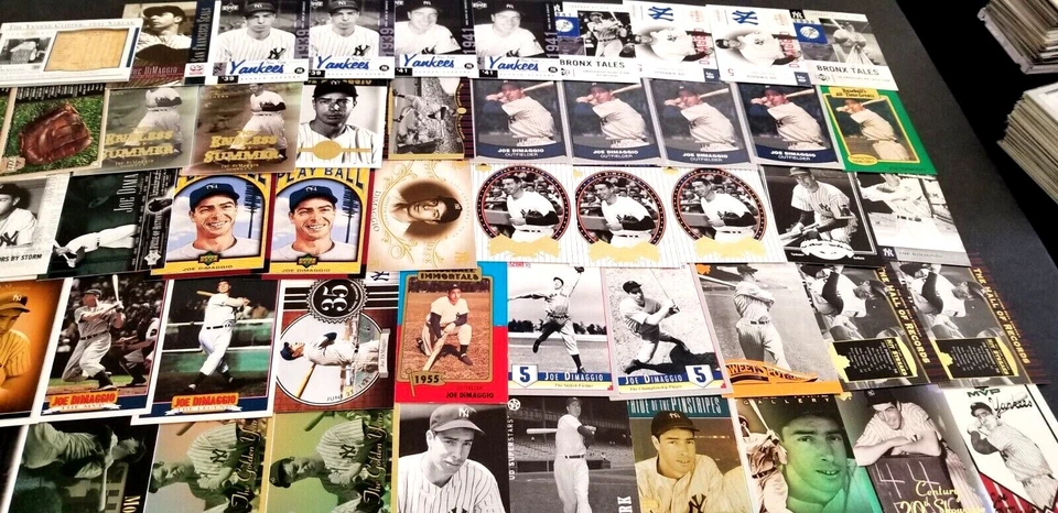 JOE DIMAGGIO YOU PICK HUGE FAN COLLECTION .99 UNLIMITED SHIPPING HIGH GRADE - Image 1 of 1