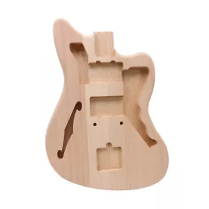 Niedokończona mahoń gitara elektryczna korpus Jazzmaster śruba na pięcie przetwornik zrób to sam - Zdjęcie 1 z 9