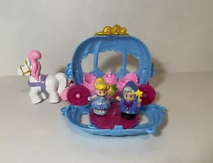 Little People Cinderella Dancing Carriage With Godmother & Cinderella Figures - Picture 1 of 17
