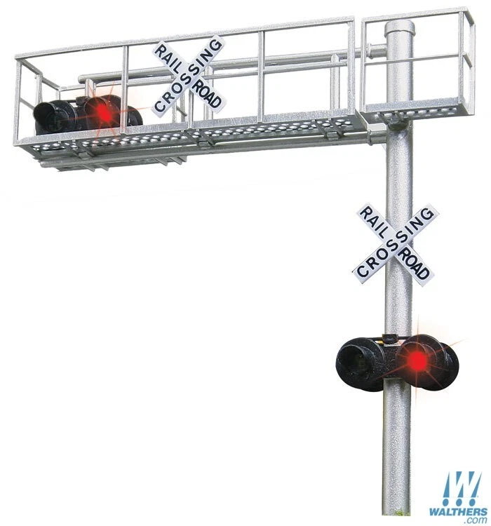 Walthers SceneMaster # 4331 Modern Cantilever Grade Crossing Signal HO MIB