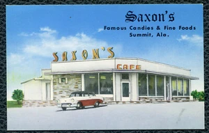 Saxon's Candies Fine Foods Summit Alabama old postcard - Picture 1 of 2