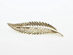 Sterling Silber Farnblatt Anstecknadel - Bild 1 von 2