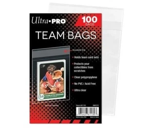 Ultra Pro Team Bags 100 Pack Resealable Sleeves Pokemon Yugioh TCG - Picture 1 of 1