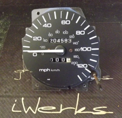 OEM 92-95 USDM Honda Civic EG EJ dash gauge cluster speedo speedometer unit 204K - Image 1 of 4