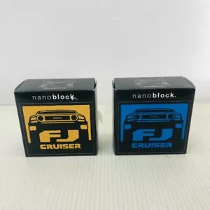 Nanoblock Toyota FJ Cruiser Yellow & Blue Unused Not for Sale - Picture 1 of 6
