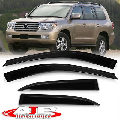 Windows Vent Sun Visors Guard Deflector For 2008-2021 Toyota Land Cruiser J200 - Imagem 1 de 4