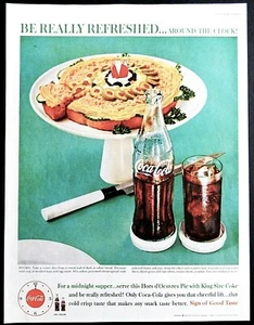 Coca Cola Coke ad vintage 1960 original print advertisement 13.25 x 10 inches - Picture 1 of 2