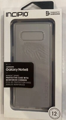 🔥Incipio Reprieve Protective Case for Galaxy Note8 - Clear SA-900-BLU NEW - Изображение 1 из 2