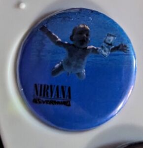 1.25-in Nirvana Nevermind Grunge Rock Band Kurt Cobain Pin Badge Button