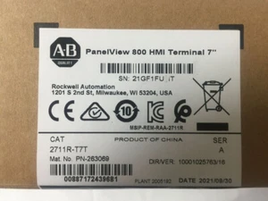 Originale Allen-Bradley 2711R-T7T PANELVIEW 800 TERMINALE HMI 7 POLLICI DAL 2711RT7T - Foto 1 di 3