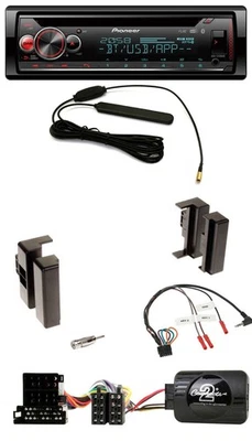 Pioneer USB DAB Lenkrad Bluetooth CD Autoradio für Audi A4 B5 bis 99 A6 C4 bis 9 - Bild 1 von 4