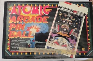 Vintage 1979 TOMY Atomic Arcade Pinball in Box - getestet - funktionsfähig - schneller Versand! - Bild 1 von 10