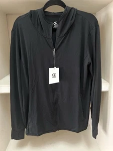 Casei Damen Jacke schwarz Full Front Light Zip XL Kapuze neu mit Etikett - Bild 1 von 5