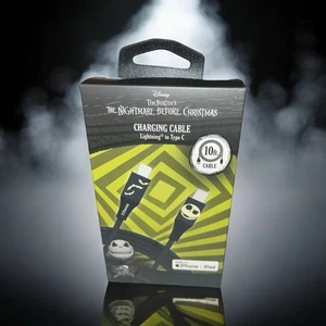Disney Tim Burton’s The Nightmare Before Christmas 10ft USB C Ladekabel Neu in OVP - Bild 1 von 7