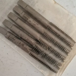 IRWIN Hanson 7/16-14 NC 5 piece set Flute Taper Plug Tap USA 1439ZR - Picture 1 of 6