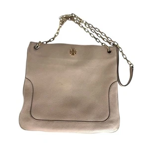 Tory Burch Pink / Beige Chain Strap Marsden Swingpack Crossbody Handbag - Picture 1 of 10