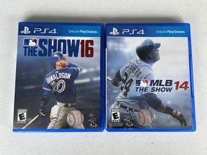MLB The Show 14 & 16 PS4 Game Lot Donaldson & Cabrera Covers - Picture 1 of 3