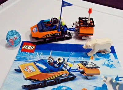 LEGO Town (6586) Polar Scout - кирпичи + минифигурка, без коробки, бесплатный S/H - Изображение 1 из 4