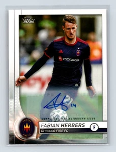 Autógrafos automáticos Fabian Herbers 2020 Topps MLS #73 - Imagen 1 de 2