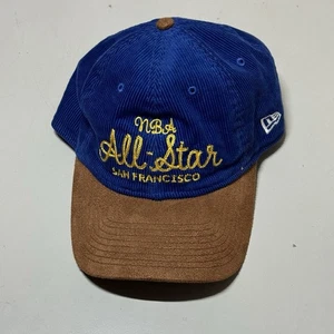 2025 NBA All-Star Game Script Corduroy 9TWENTY Adjustable DRing Closure Hat Used - Picture 1 of 6