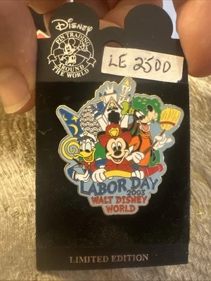 Prendedor Walt Disney Día Mundial del Trabajo 2003 LE 2500 Foto 1 de 2