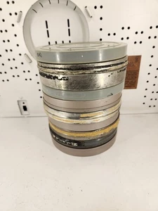 8 mm Filmrollen Dosen 7 Zoll 400 Fuß grün braun Metall Super Menge 9 - Bild 1 von 4