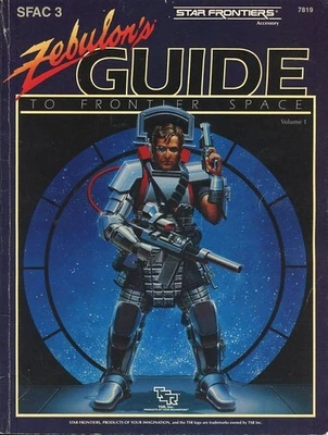 SFAC3 ZEBULON'S GUIDE TO FRONTIER SPACE w/MAP VGC! Vintage Star Frontiers TSR - Image 1 of 3