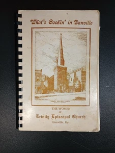 Trinity Episcopal Church Cookbook Danville, Kentucky Vintage Spiral 1970s - Picture 1 of 16